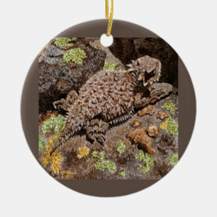 Horned Lizard Ornament