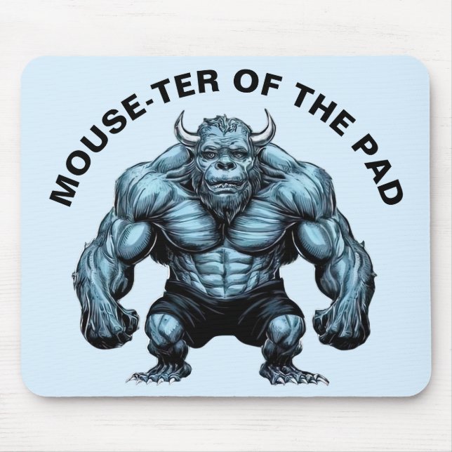 Horned Monster Mousepad (Vorne)