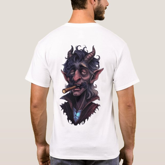 Horned Mystical Ghoul T-Shirt (Rückseite)