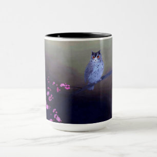 Horned Owl and Plum Blossom, Kobayashi Kokei Tasse