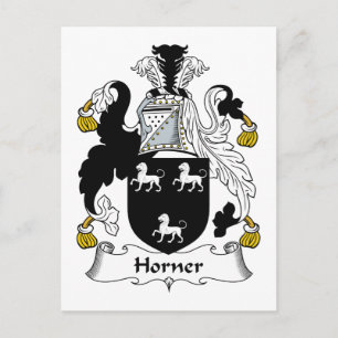 Horner Familienwappen Postkarte