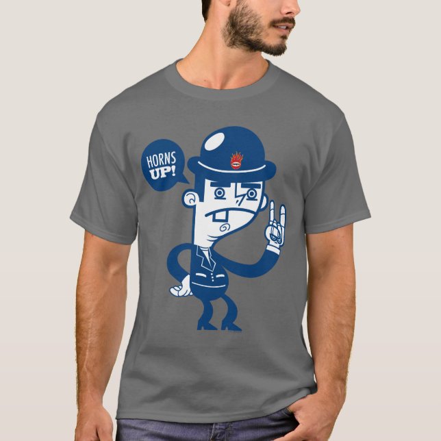 Hörner oben! T-Shirt (Vorderseite)