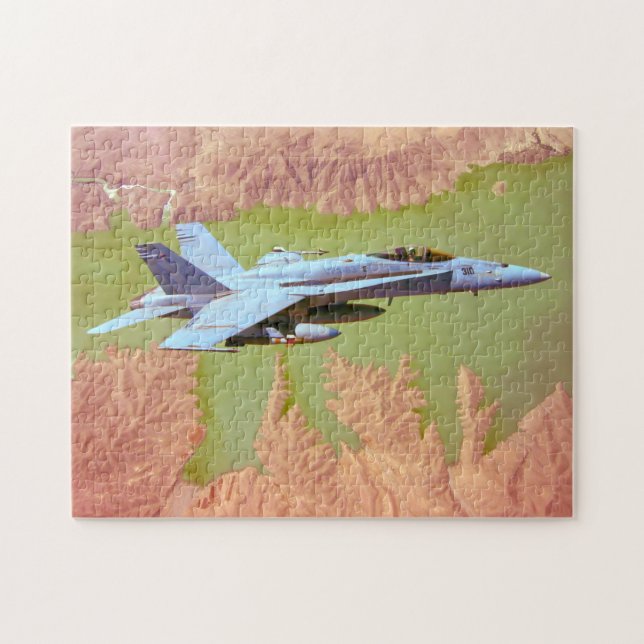 HORNET F/A-18C (11x14 INCH) Puzzle (Horizontal)