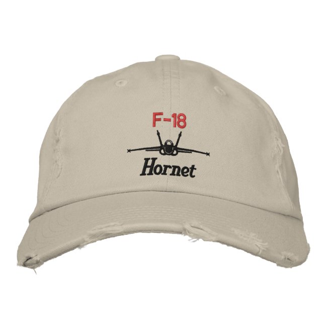 Hornet Golf Hat Bestickte Baseballkappe (Vorderseite)