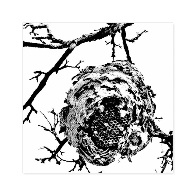 Hornet Nest Gummistempel (Prägung)