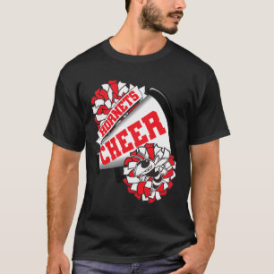 Hornets Cheer Ck Zur Schule Cheerleading-Geist Rot T-Shirt
