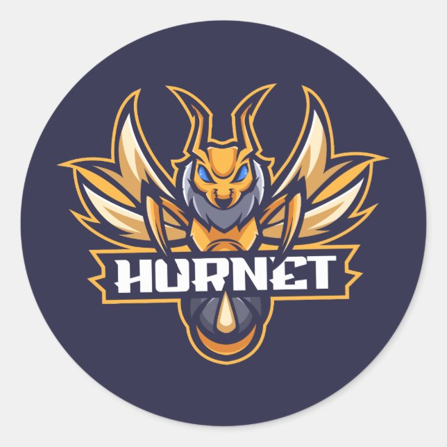 Hornets Mascot Stickers (Vorderseite)