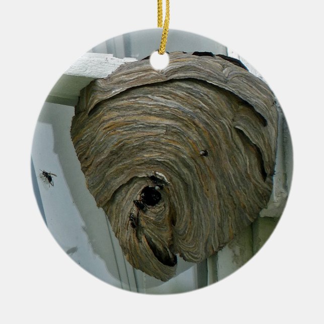 Hornets Nest Keramik Ornament (Vorne)