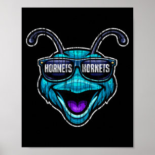 Hornets Vintage-Geschenk für Männer Frauen Jungen  Poster