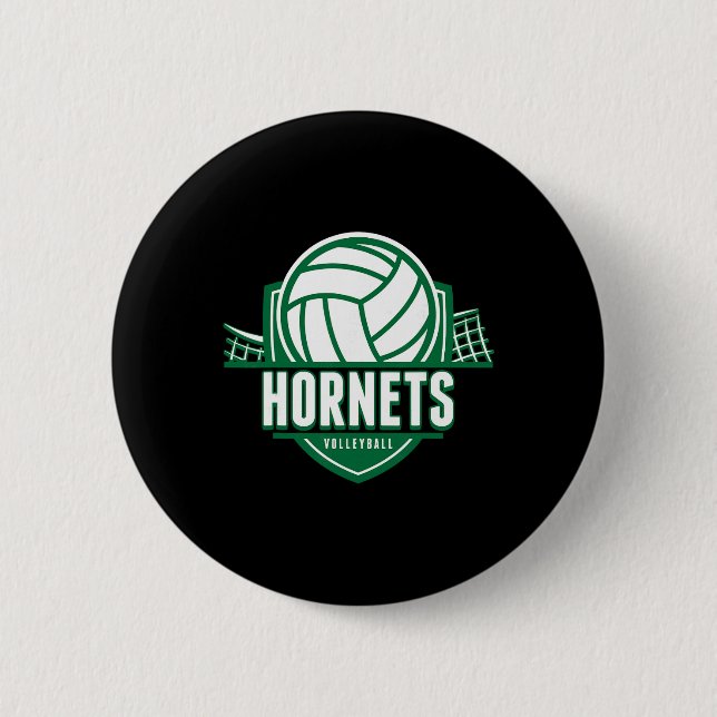 Hornets Volleyll Ck Zurück in den Schulgeist G  Button (Vorderseite)