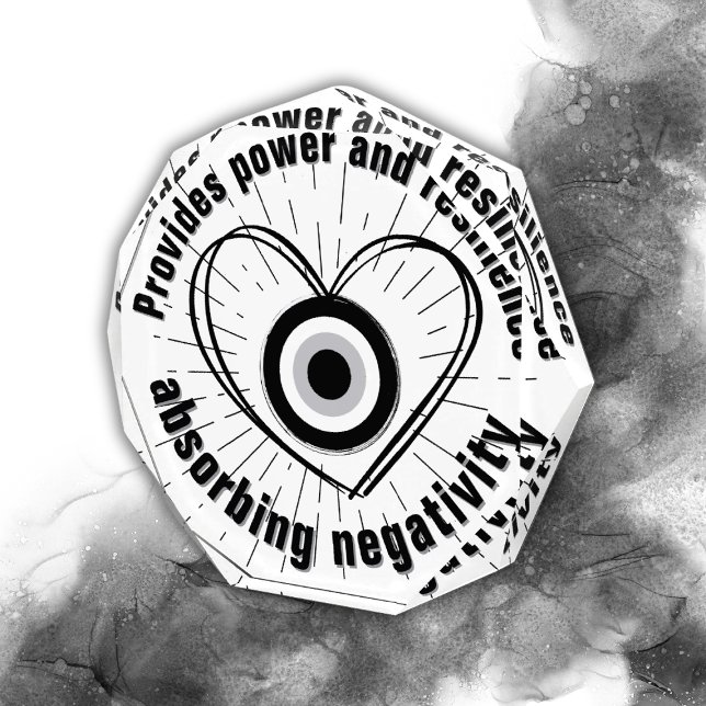 Hornhaut, Schwarzes Böse Augenschutz-Monogramm | Fotoblock (Von Creator hochgeladen)