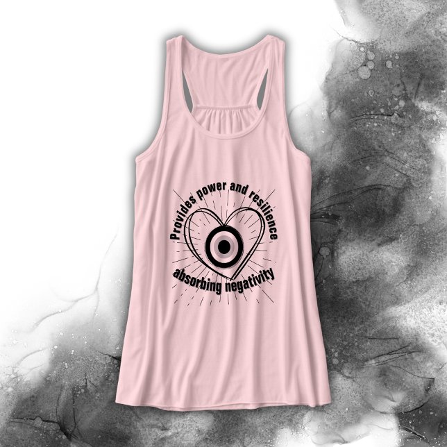 Hornhaut, Schwarzes Böse Augenschutz-Monogramm | Tank Top (Von Creator hochgeladen)