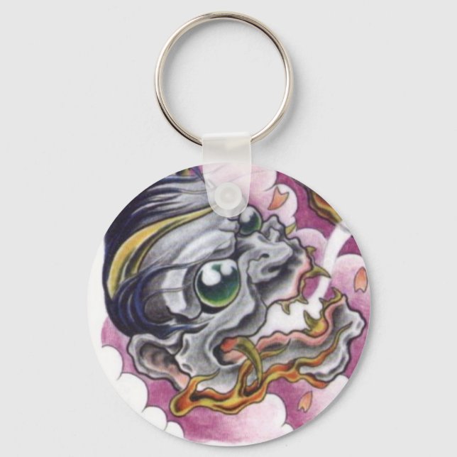 Hornhautentattoo Schlüsselanhänger (Vorderseite)