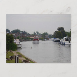 Horning on the River Bure Postkarte