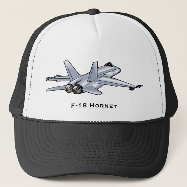 Hornisse F-18 Truckerkappe (Vorderseite)