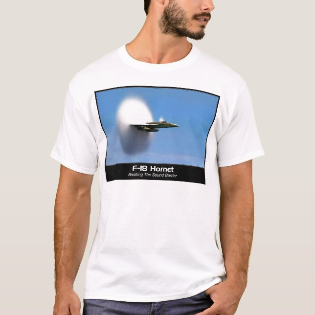 Hornisse Überschallknall-F-18 T-Shirt (Vorderseite)
