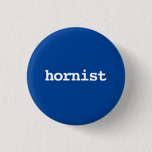 Hornist-Typografie-Schaltfläche Button