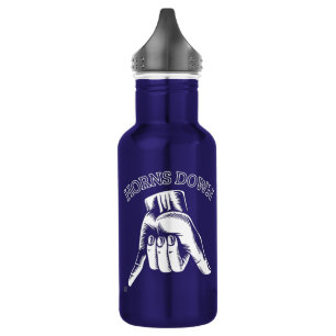 "HORNS DOWN" EDELSTAHLFLASCHE