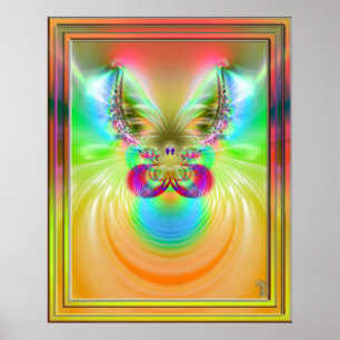 Horns of Hathor Variation 2 Art Print Poster