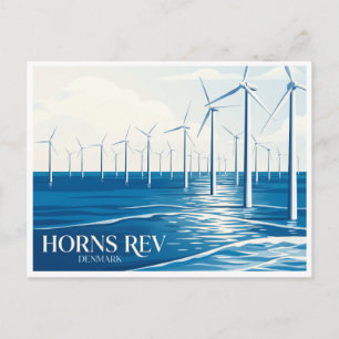 Horns Rev Windpark Esbjerg Dänemark Postkarte