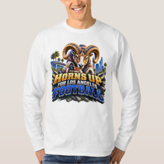 Horns Up für Los Angeles Football-Fan T-Shirt