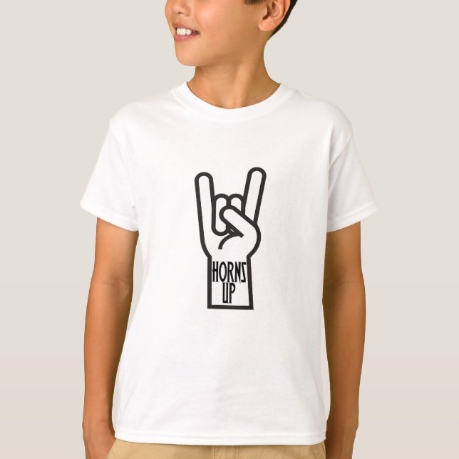 Horns Up T-Shirt (Vorderseite)