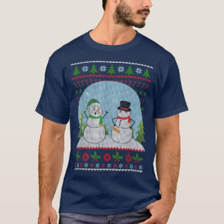 Horny Snowman Ugly Christmas Sweater T-Shirt