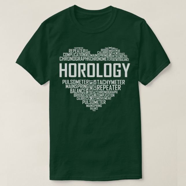 Horologisches Herz T-Shirt (Design vorne)