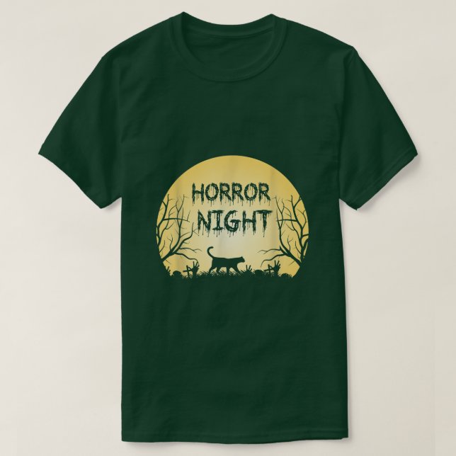 Horor Night Halloween T-Shirt (Design vorne)