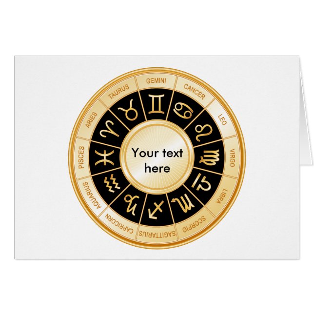 Horoscope Mandala (Vorderseite (Horizontal))