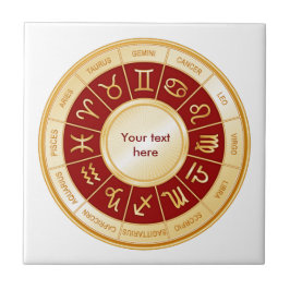 Horoscope Mandala Fliese