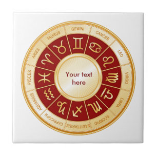Horoscope Mandala Fliese