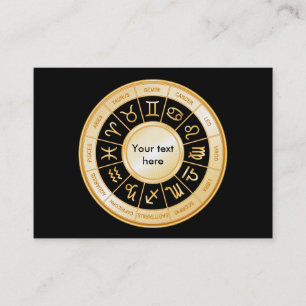 Horoscope Mandala Visitenkarte