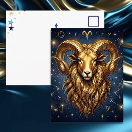 Horoscope Sign Aries | Keeping in Touch Postkarte
