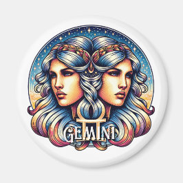 Horoscope Sign Gemini | Twins Astrologie-Zeichen Magnet