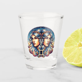 Horoscope Sign Gemini | Twins Astrologie-Zeichen Schnapsglas
