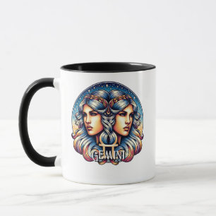 Horoscope Sign Gemini   Twins Astrologie-Zeichen Tasse