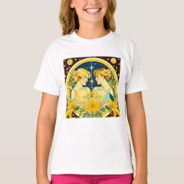 Horoscope Sign Gemini Twins Ethereal T-Shirt