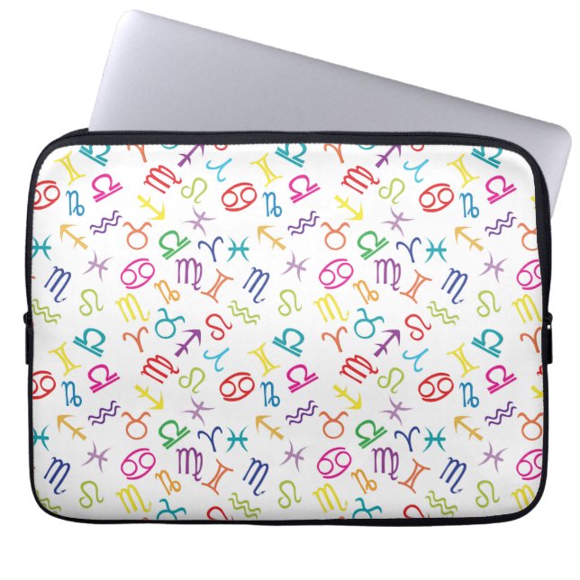 Horoscope Symbols  Laptopschutzhülle (Vorderseite)