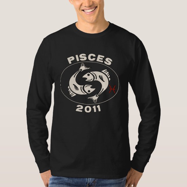 Horoscope Zodiac Sign Fish Pisces 2011 T-Shirt (Vorderseite)