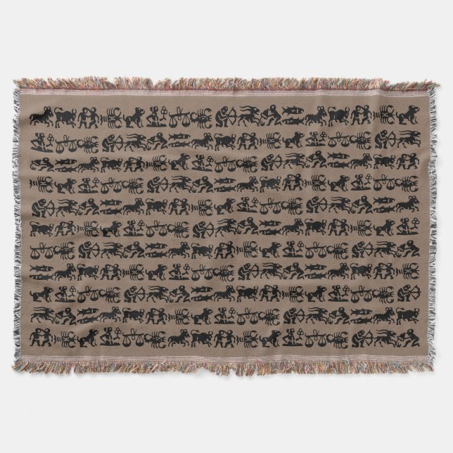 Horoskop-Geschenke für die Astrologie-Knochendecke Decke (Vorderseite)