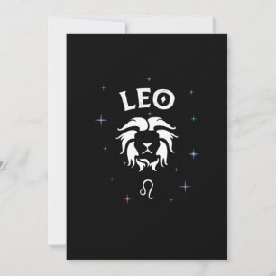 Horoskop Leo Symbol Zodiac Zeichenkostüm Einladung