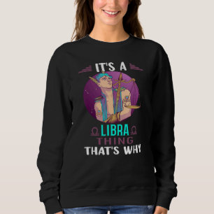 Horoskop Libra Astrologie Zodiac Zeichen Sweatshirt