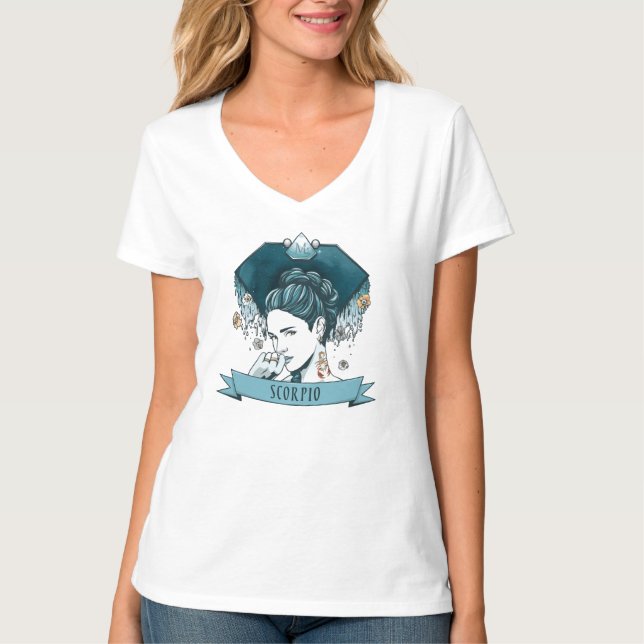 Horoskop - SCORPIO T-Shirt (Vorderseite)
