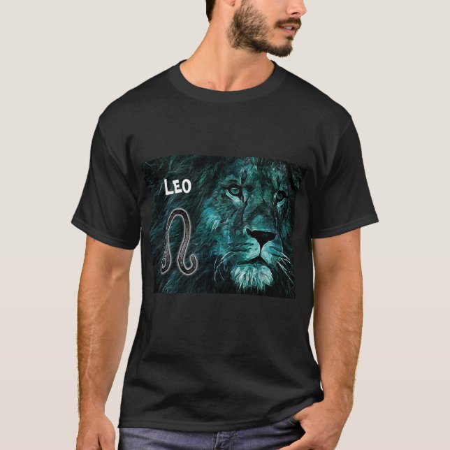 Horoskop Sign Leo T-Shirt (Vorderseite)