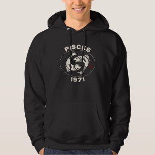 Horoskop-Sternzeichen Fische Fische 1971 Hoodie