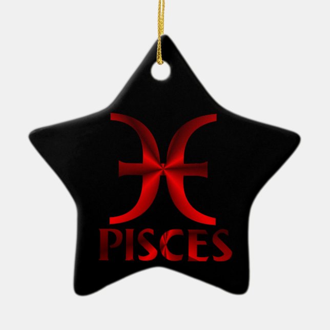 Horoskop-Symbol Keramikornament (Vorne)