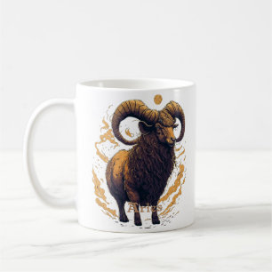 Horoskop-Zeichen Aries Kaffeetasse