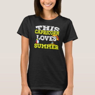 Horoskop Zodiac-Schildkröten-Lieben Sommer T-Shirt