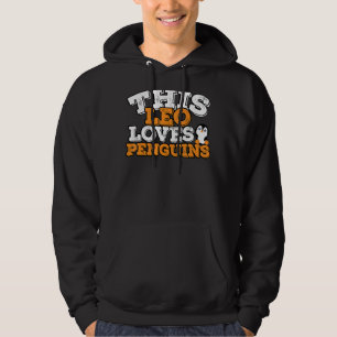 Horoskop Zodiac Sign Leo Lieben Pinguine Hoodie